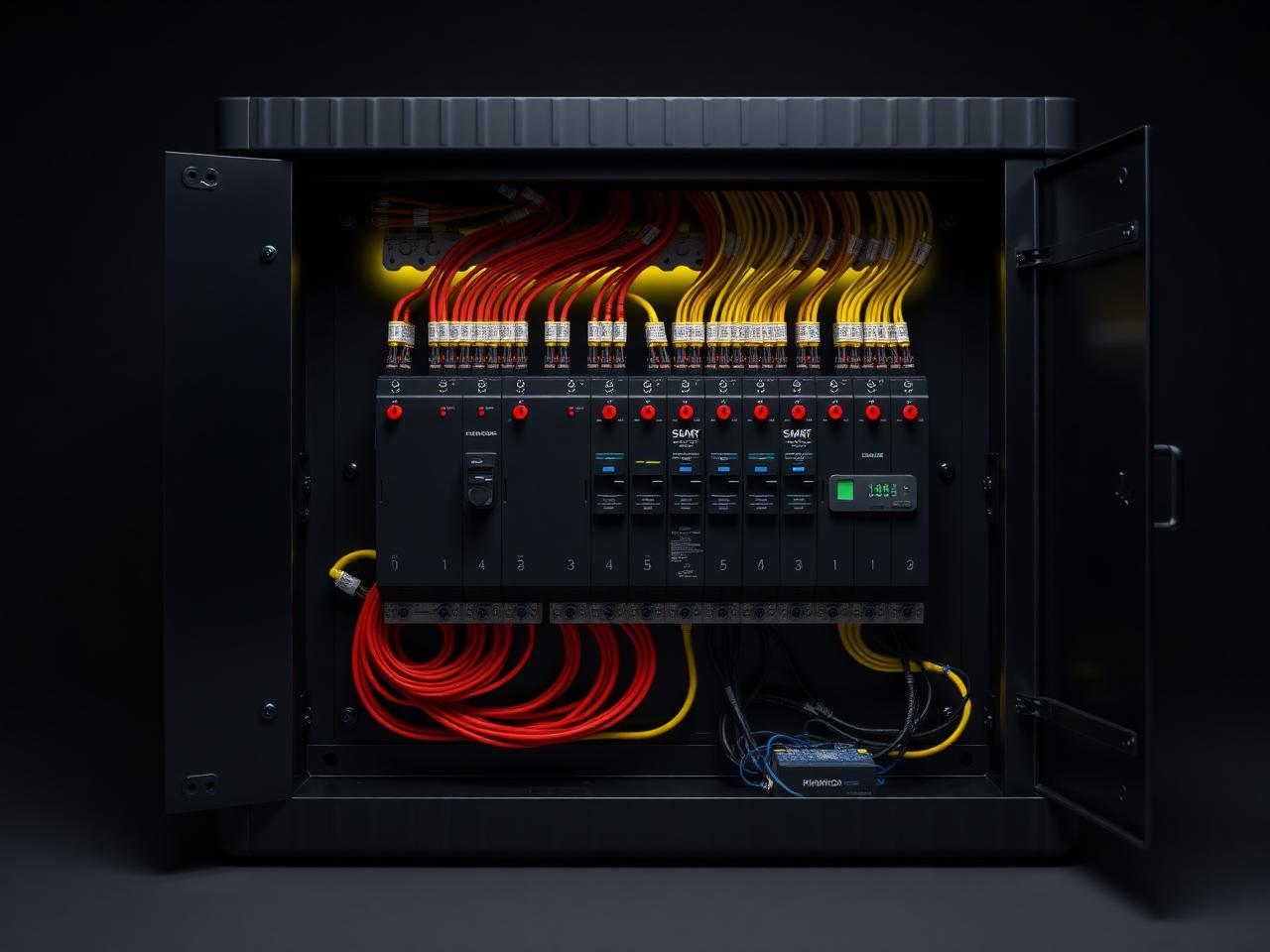 Clean balanced smart breaker panel after upgrade